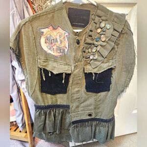 History Repeats limited edition embroidered beaded vest